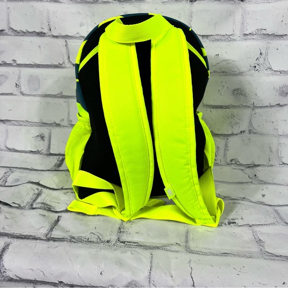 Nike Brasilia Just Do It Mini Backpack BA5559-013 School Small Bright Neon Green - Picture 2 of 5